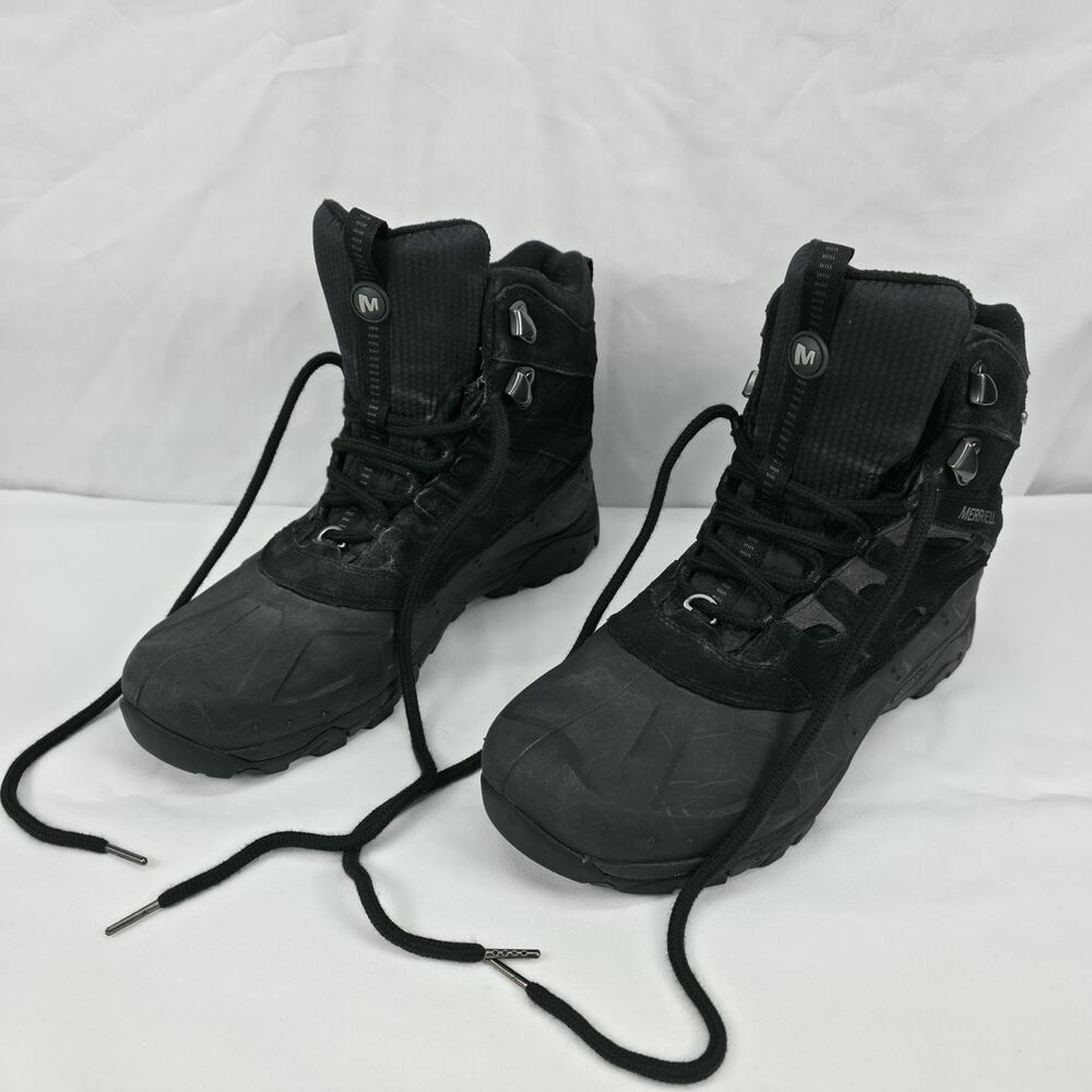 Merrell Select DRY Waterproof Winter Hiking Snow Boots Mens 11 Black Insulated